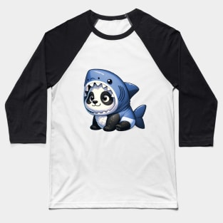 panda shark Baseball T-Shirt